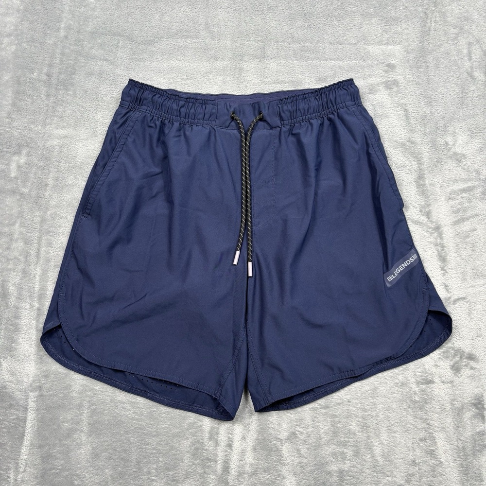 Legends Luka Shorts Mens Medium Navy Blue Lined Performance